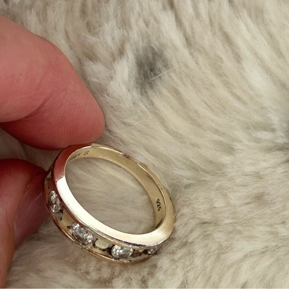 Silver and CZ Stud Disney Minnie Mickey Mouse Ring - Picture 5 of 9